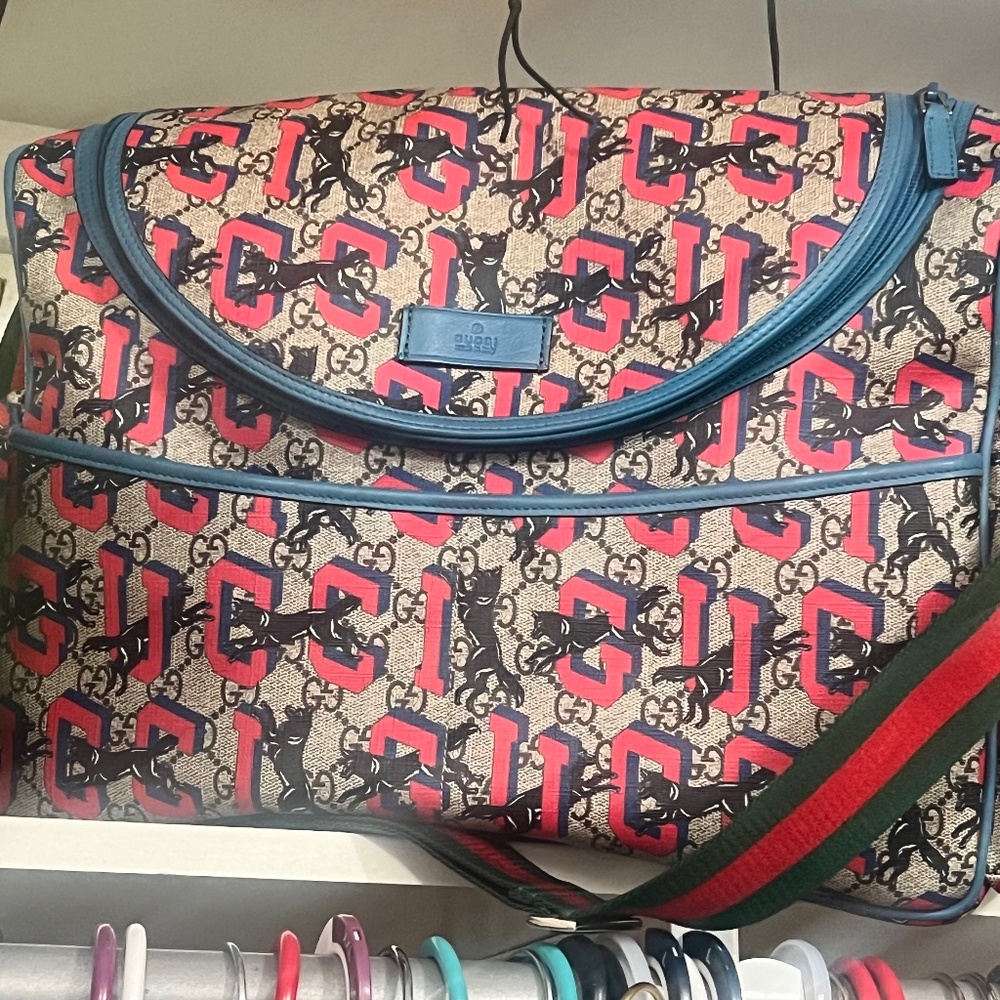 Gucci diaper bag